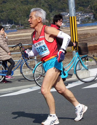 フルマラソンに挑戦する山田さん